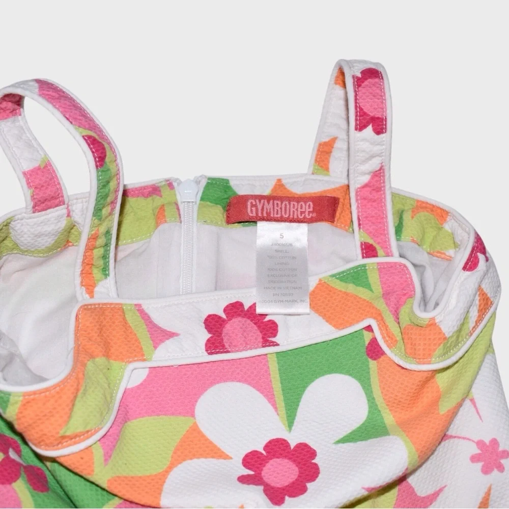 Gymboree‎ Floral Print Drop Waist Shift Sundress
